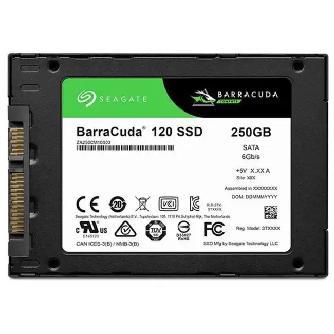 Внутренний жесткий диск Seagate 250 ГБ ZA250CM10003 (SSD (твердотельные), 250 ГБ, 2.5 дюйма, SATA)