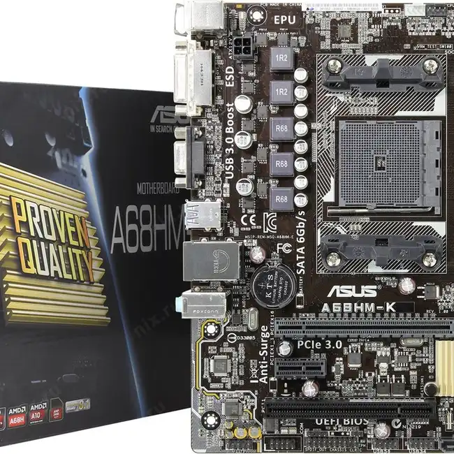 Материнская плата Asus A68HM-K_repair (micro-ATX, AMD FM2)