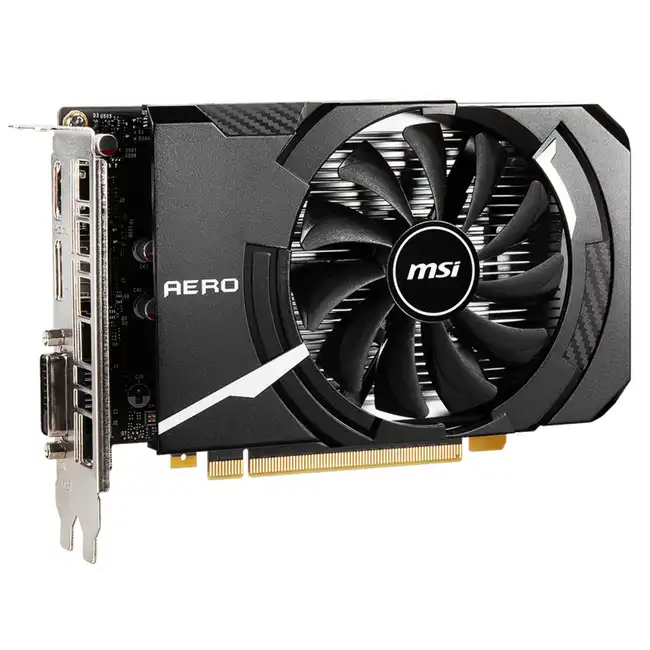 Видеокарта MSI GeForce GTX 1650 GTX 1650 D6 AERO ITX (4 ГБ)