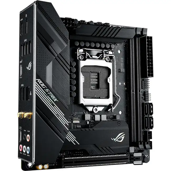 Материнская плата Asus ROG STRIX B460-I GAMING 90MB13X0-M0EAY0 (Mini-iTX, LGA 1200)