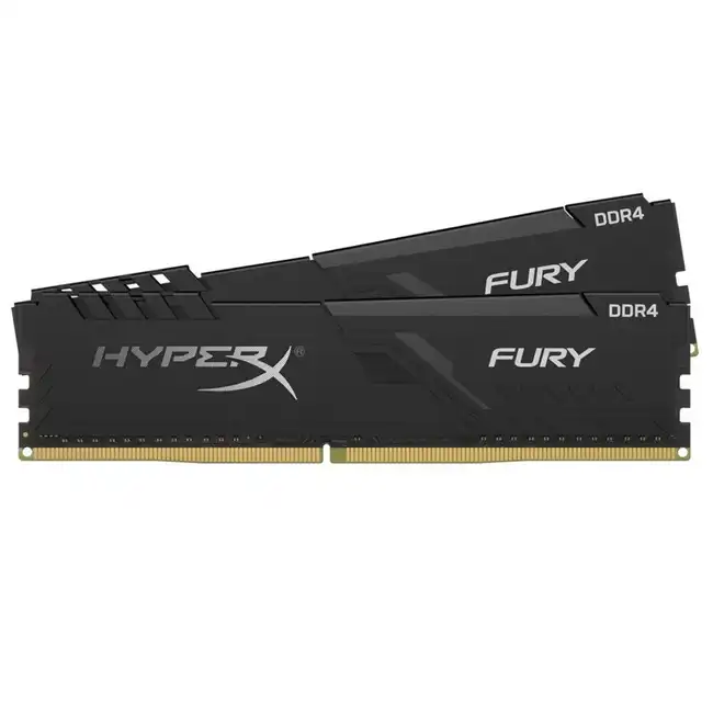 ОЗУ Kingston HyperX FURY Black 32gb Kit HX432C16FB4K2/32 (DIMM, DDR4, 32 Гб (2 х 16 Гб), 3200 МГц)