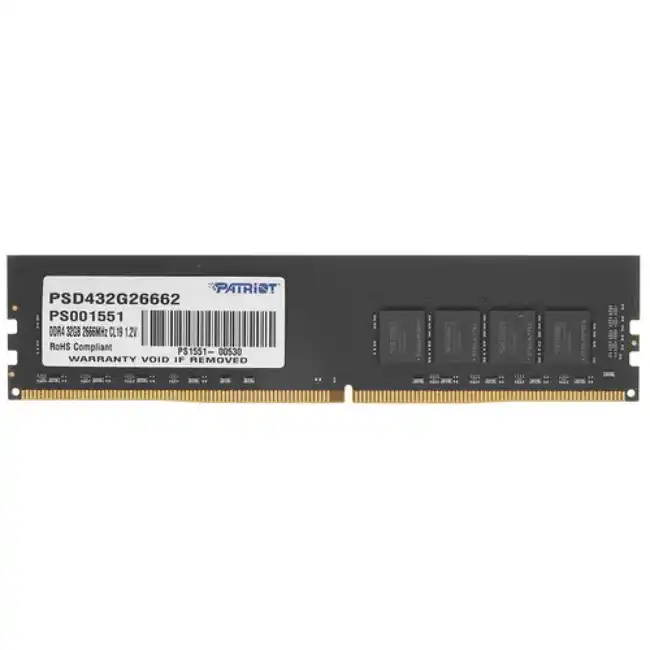 ОЗУ Patriot Signature Line PSD432G26662 (DIMM, DDR4, 32 Гб, 2666 МГц)
