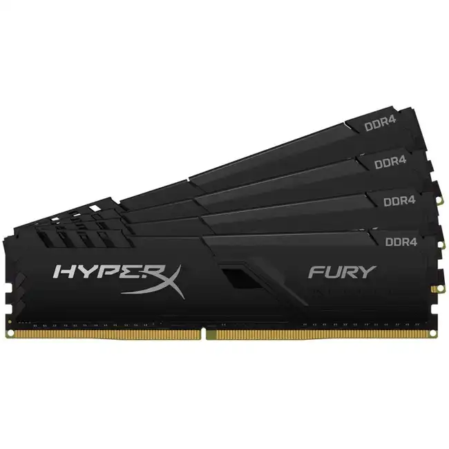 ОЗУ Kingston HyperX FURY DDR4 CL16 64 GB 3000 MHz DIMM HX430C16FB4K4/64 (DIMM, DDR4, 64 Гб (4 х 16 Гб), 3000 МГц)