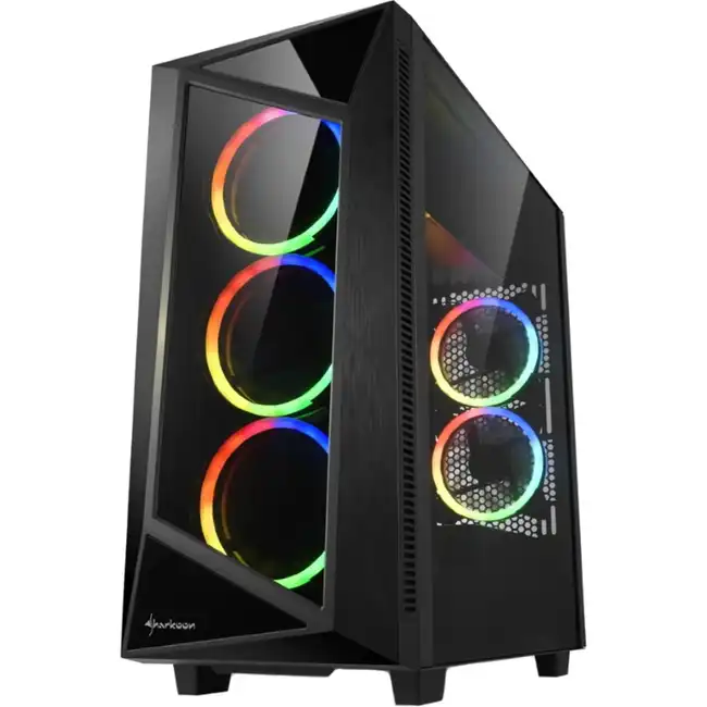 Корпус Sharkoon REV200-RGB (Игровые, Midi-Tower)