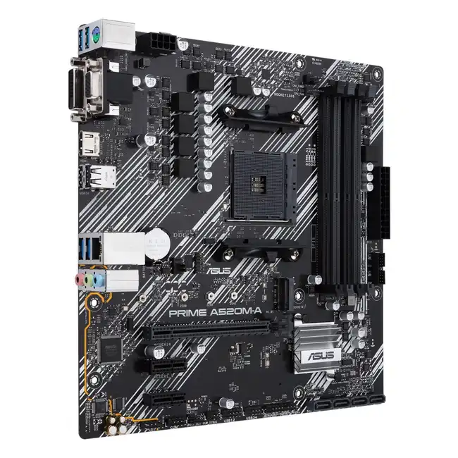Материнская плата Asus PRIME A520M-A (micro-ATX, AMD AM4)