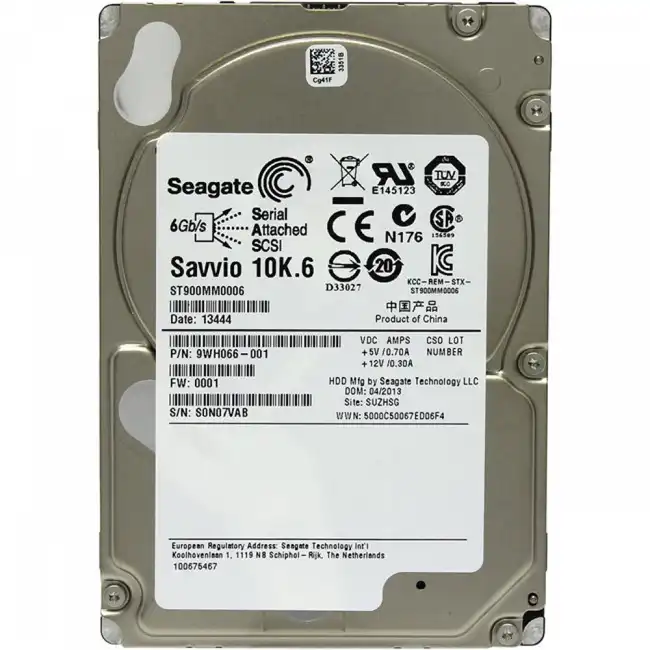 Внутренний жесткий диск Seagate Savvio 300GB 6G 10K SAS 128MB 2.5 ST300MM0006 (HDD (классические), 300 ГБ, 2.5 дюйма, SAS)