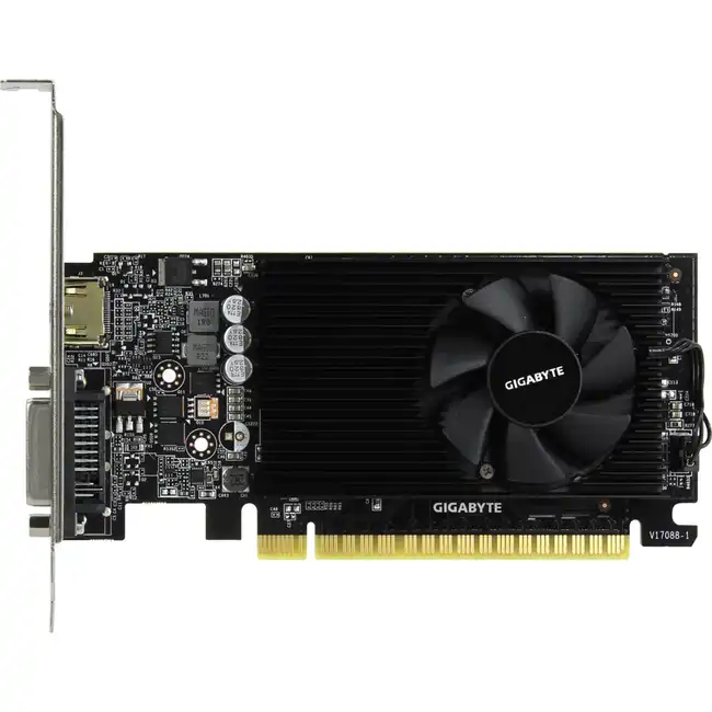 Видеокарта Gigabyte GeForce GT 730 2GB GDDR5 64-bit LP GV-N730D5-2GL (1 ГБ)
