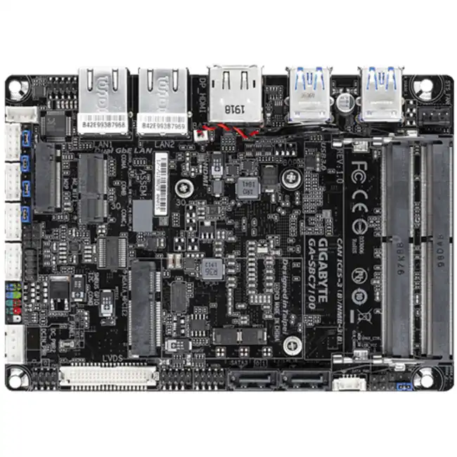 Материнская плата Gigabyte GA-SBC7600 (SBC, Установлен Intel Core i7 7600U)