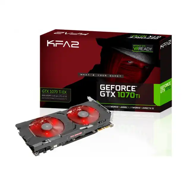 Видеокарта KFA2 GTX 1070 Ti EX RED EDITION 70ISH6DHL5MK (8 ГБ)