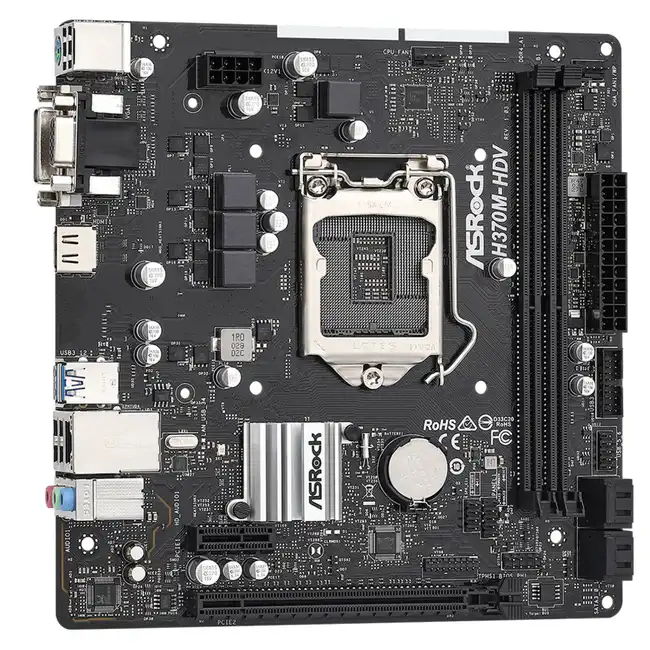 Материнская плата ASRock H370M-HDV (micro-ATX, LGA 1151)