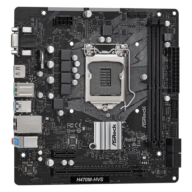 Материнская плата ASRock H470M-HVS 4710483933837 (micro-ATX, LGA 1200)