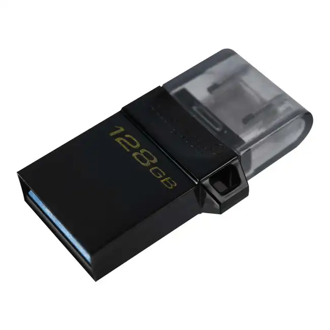 USB флешка (Flash) Kingston DataTraveler microDuo DTDUO3G2/128GB (128 ГБ)