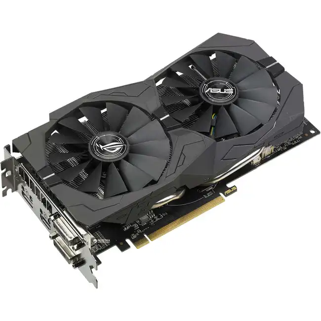 Видеокарта Asus ROG Strix RX570 Gaming ROG-STRIX-RX570-O4G-Gaming (4 ГБ)