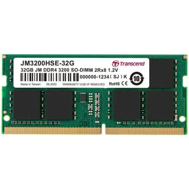 ОЗУ Transcend 16 ГБ JM3200HSE-32G (SO-DIMM, DDR4, 16 Гб, 3200 МГц)