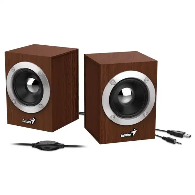 Компьютерные колонки Genius SP-HF280 31730028400 (Коричневый)