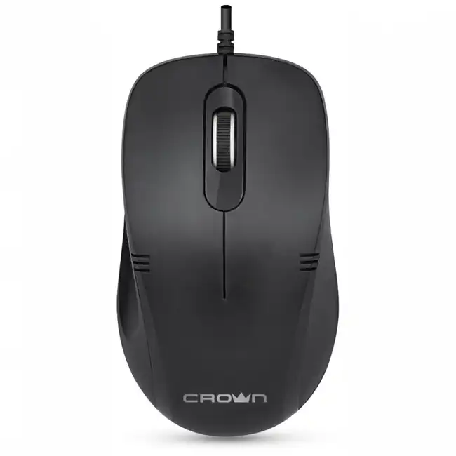 Мышь CROWN micro CMM-501 Black (Бюджетная, Проводная)