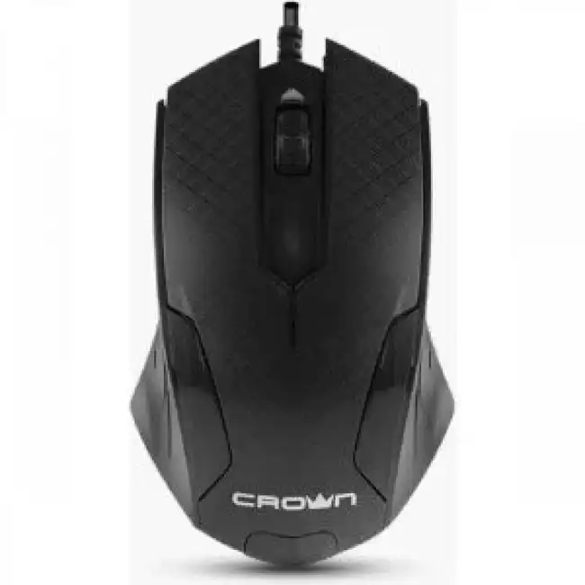 Мышь CROWN micro CMM-130 Black (Бюджетная, Проводная)