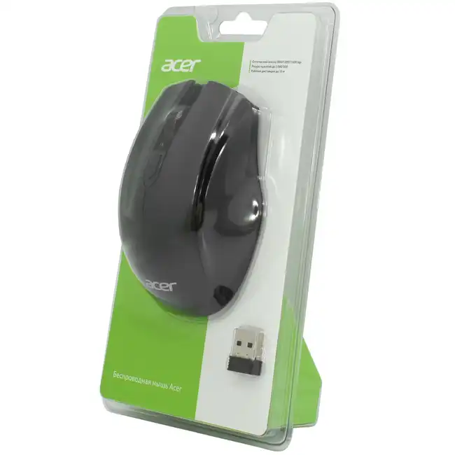 Мышь Acer OMR030 ZL.MCEEE.007 (Бюджетная, Беспроводная)