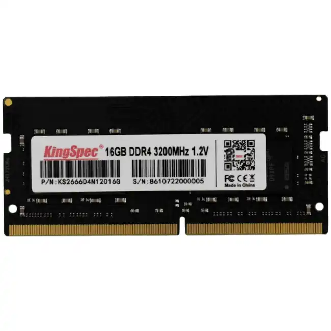 ОЗУ KingSpec 16 ГБ KS2666D4N12016G (SO-DIMM, DDR4, 16 Гб, 2666 МГц)