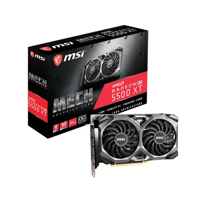 Видеокарта MSI Radeon RX 5500 XT MECH 8G OC (8 ГБ)
