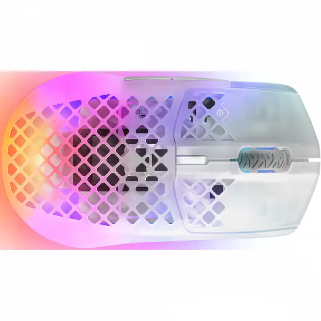 Мышь SteelSeries Aerox 3 Wireless (2022) Ghost 62610 (Игровая, Беспроводная)