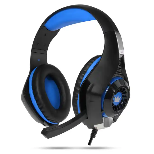 Наушники CROWN micro CMGH-101T Black&blue