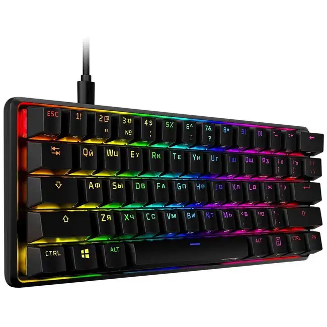 Клавиатура HyperX Alloy Origins 60 Black (Red switch) 4P5N0AA#ACB (Проводная, USB)