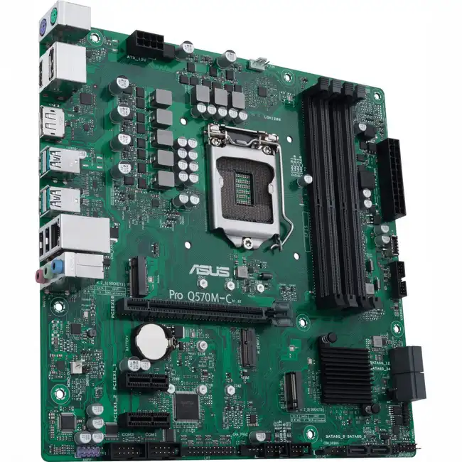 Материнская плата Asus PRO Q570M-C/CSM 90MB1700-M0EAYC (micro-ATX, LGA 1200)