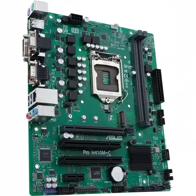 Материнская плата Asus PRO H410M-C/CSM (micro-ATX, LGA 1200)