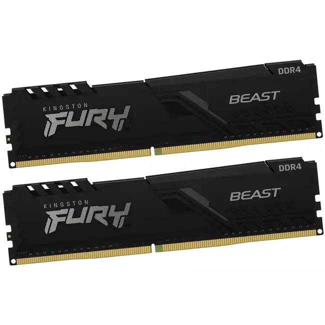 ОЗУ Kingston FURY Beast 32 ГБ KF426C16BBK2/32 (DIMM, DDR4, 32 Гб (2 х 16 Гб), 2666 МГц)