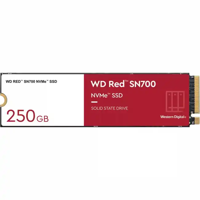Внутренний жесткий диск Western Digital Red SN700 WDS250G1R0C (SSD (твердотельные), 256 ГБ, M.2, PCIe)