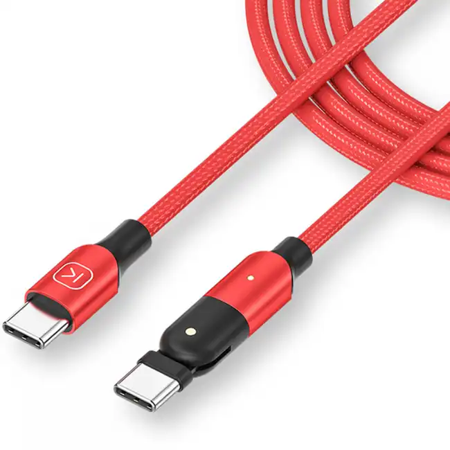 Кабель интерфейсный Kuulaa Type С - Type C (1.2м) KL-O134 (USB Type C - USB Type C)