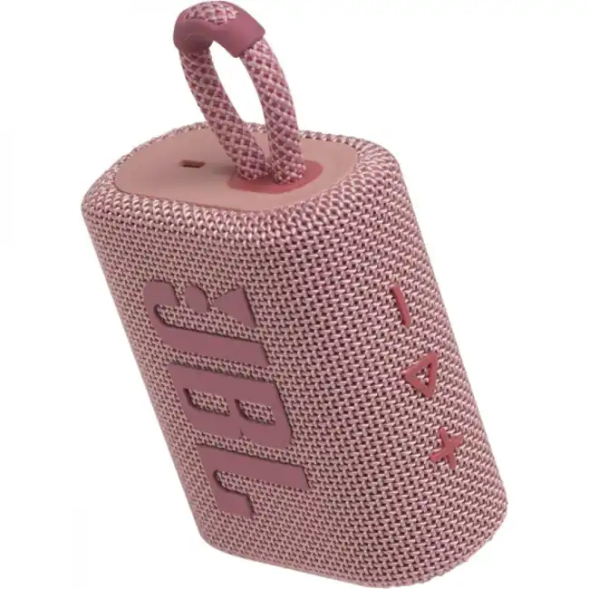 Портативная колонка JBL GO 3 розовая JBLGO3PINK (Розовый)