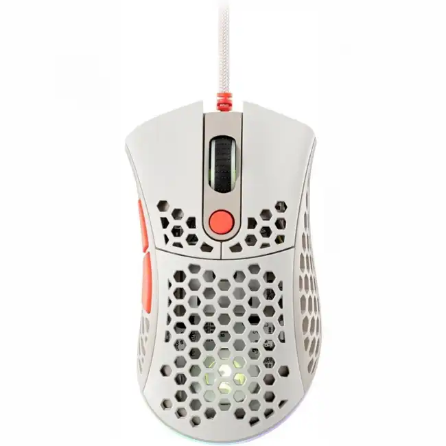 Мышь 2E HyperSpeed Pro RGB Retro White 2E-MGHSPR-WT (Игровая, Проводная)
