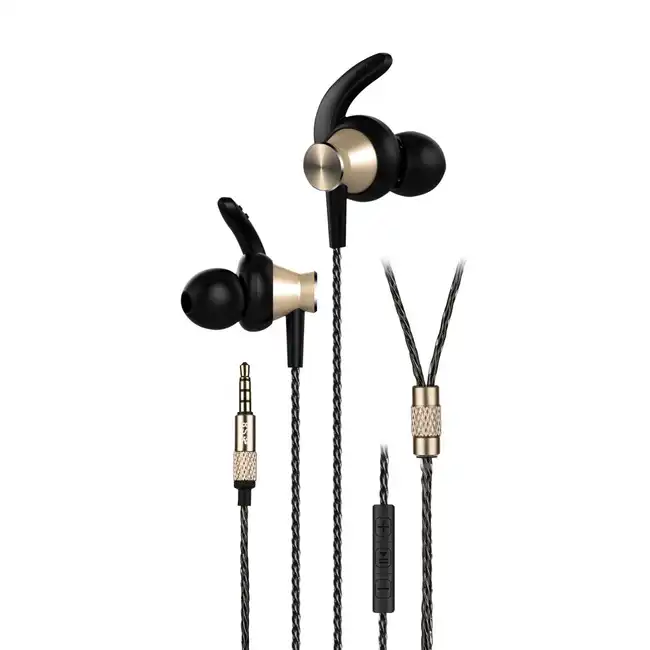 Наушники 2E S8 PISTON MAGNET MIC GOLD 2E-IES8GD