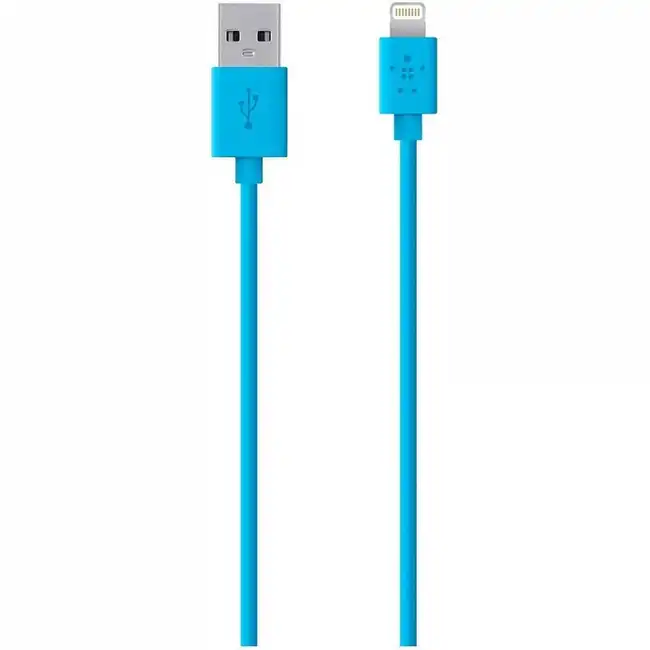 Кабель интерфейсный Belkin LIGHTNING F8J023bt04-BLU (USB Type A - Lightning (8pin))