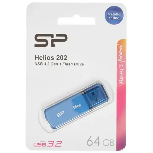 USB флешка (Flash) Silicon Power Helios 202 SP064GBUF3202V1B (64 ГБ)