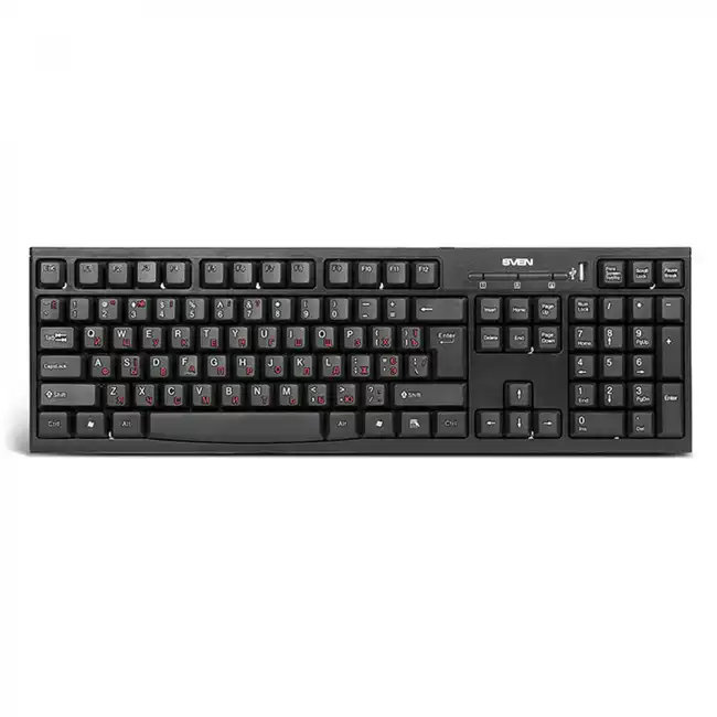 Клавиатура Sven Keyboard Standard 304 SV-03100304UB (Проводная, USB)