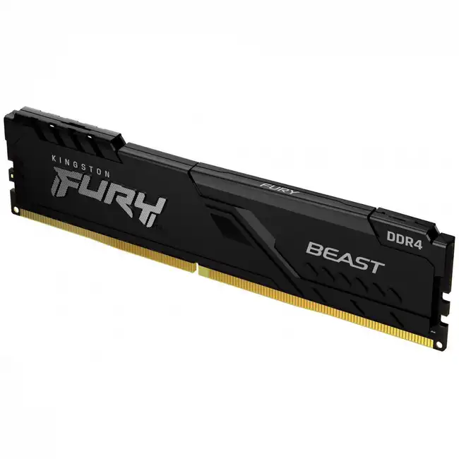 ОЗУ Kingston FURY Beast Black Gaming Memory KF437C19BB1/16 (DIMM, DDR4, 16 Гб, 3733 МГц)