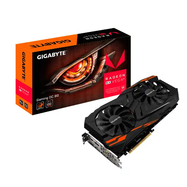 Видеокарта Gigabyte Radeon RX VEGA 64 GAMING OC GV-RXVEGA64GAMING (8 ГБ)