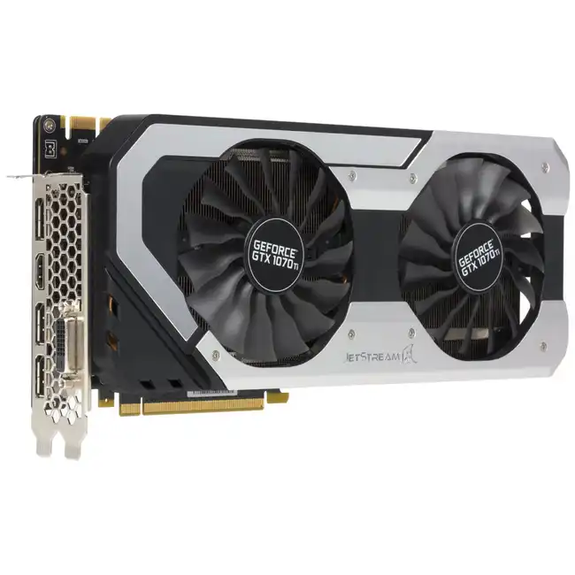 Видеокарта Palit GeForce GTX 1070 Ti JetStream NE5107T015P2-1041J (8 ГБ)
