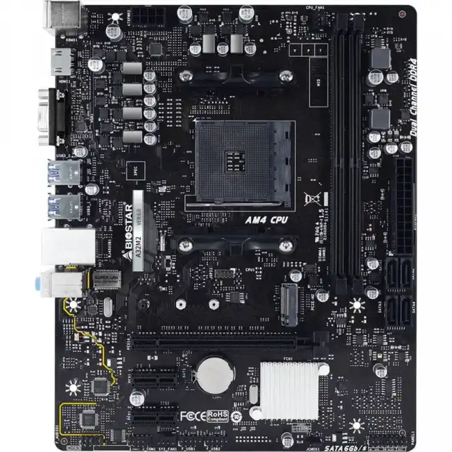 Материнская плата BIOSTAR A32M2 AA32FM4S (micro-ATX, AMD AM4)