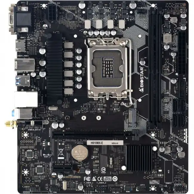 Материнская плата BIOSTAR ENH610MXE (micro-ATX, LGA 1700)