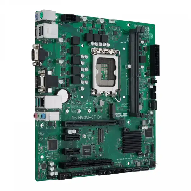 Материнская плата Asus PRO H610M-C D4-CSM 90MB1A30-M0EAYC (Mini-ATX, LGA 1700)
