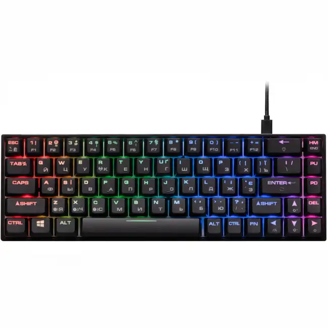 Клавиатура 2E KG380 RGB Black Red Switch 2E-KG380UBK-RD (Беспроводная, USB)