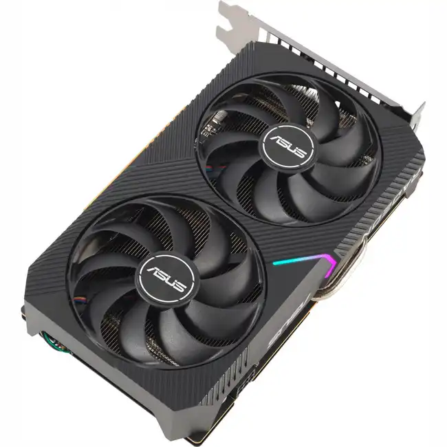 Видеокарта Asus DUAL-RX6500XT-O4G 90YV0HA1-M0NA00 (4 ГБ)