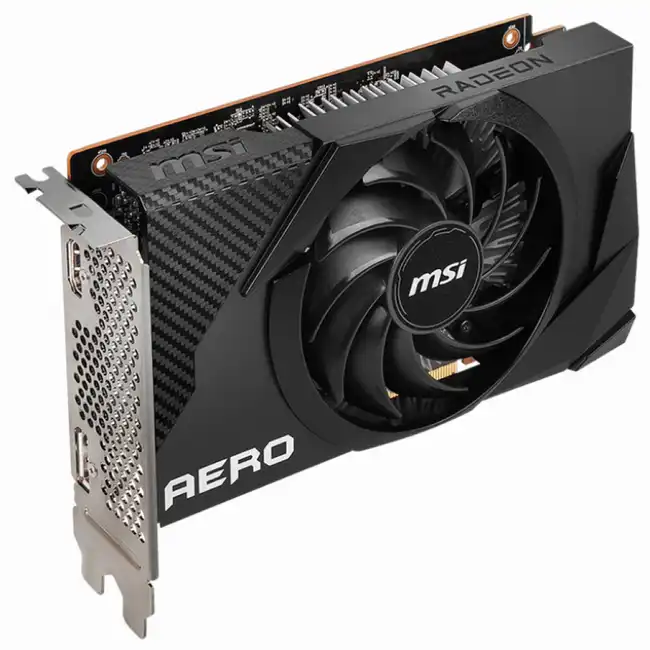 Видеокарта MSI RX 6400 AERO ITX 4G (4 ГБ)