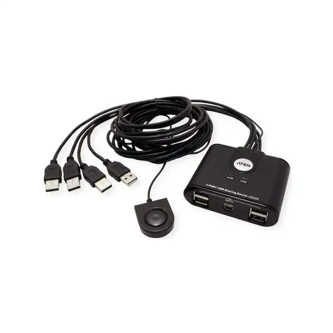Аксессуар для ПК и Ноутбука ATEN переключатель периферийного устройства USB2 US424-AT