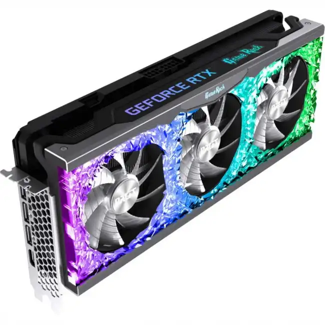 Видеокарта Palit RTX 3070 GameRock V1 NE63070019P2-1040G V1 LHR (8 ГБ)