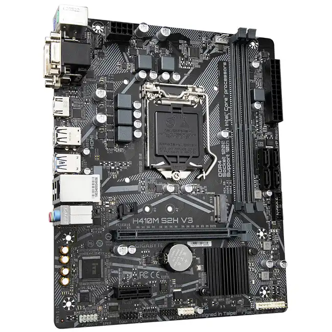 Материнская плата Gigabyte GA-H410M S2H V3 (REV 1.2/1.3) (micro-ATX, LGA 1200)